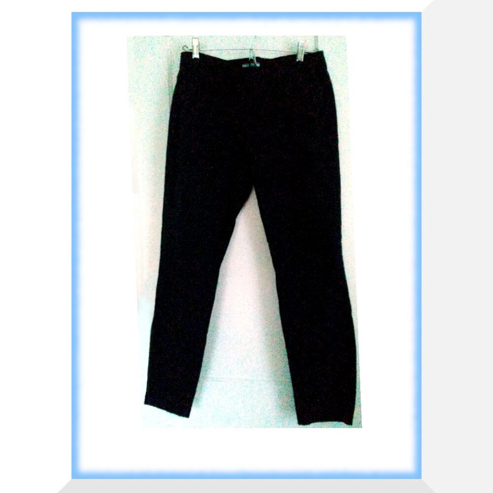 Tommy Hilfiger Women's Navy Pants, Skinny/Straight Leg, Mid-Rise, 8 Petite